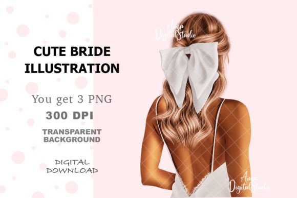 Cute Bride: The Ultimate Digital Asset for Wedding Creatives and DIY Enthusiasts