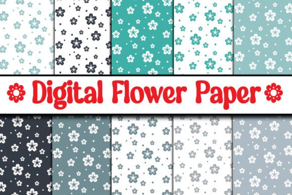 Digital Floral Papers, Seamless Pattern: A Strategic Asset for Creative Professionals