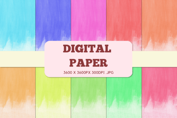 Elevating Creative Workflows with the Sweet 11 Digital Paper Watercolor Collection