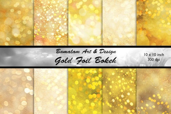 Exploring Glamorous Gold Foil Bokeh for High-Impact Digital Design