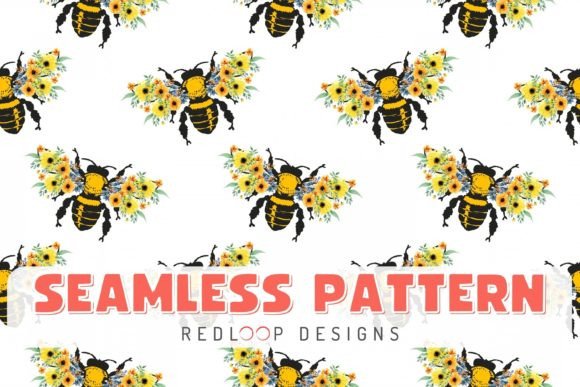 The Floral Bee Seamless Pattern: Elevating Brand Identity and Creative Workflows in a Digital-First Economy